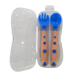 CUBIERTOS BEBE SILICONA CON ESTUCHE 4953052