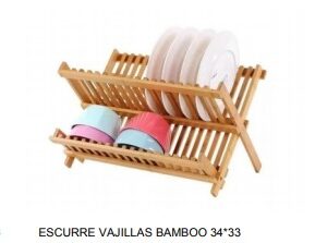 ESCURRE VAJILLAS BAMBOO 34*33 200314