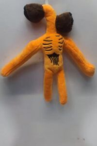 llavero cabeza de sirena naranja