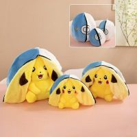 PIKACHU EN POKEBOLA AZUL 20CM