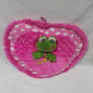 Almohada corazón con rana