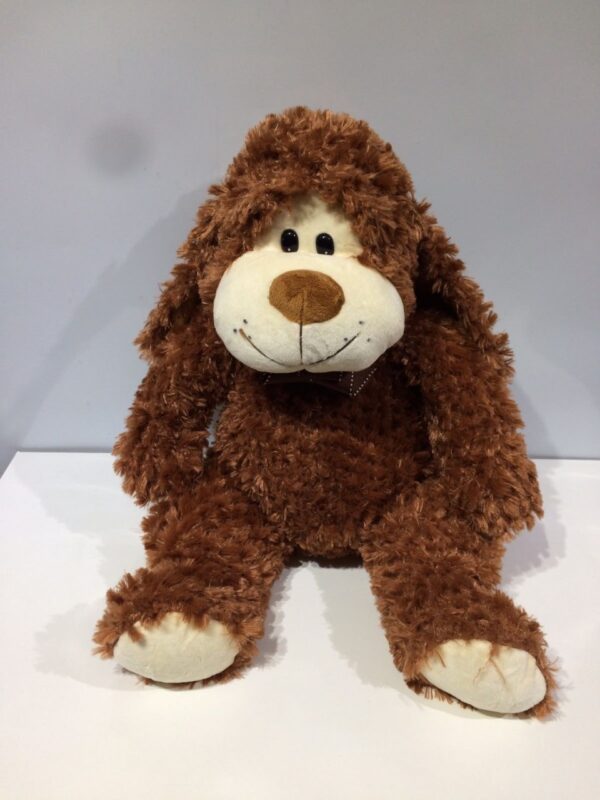 Perro con moño 35cm
