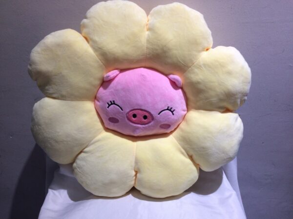 Almohadon flor con animales
