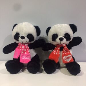 Panda con pañuelo 25cm