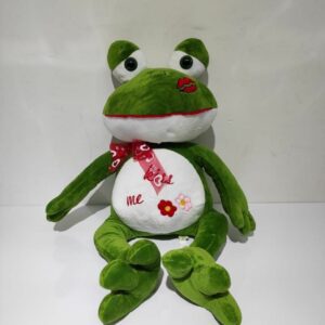 Rana con moño 43cm
