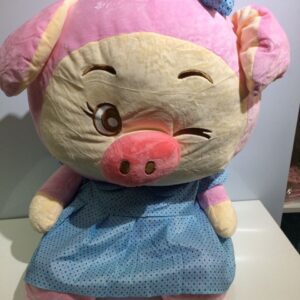 Chancho con vestido 2 colores 60cm