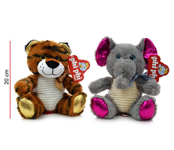 ANIMALES CON BRILLO 20CM