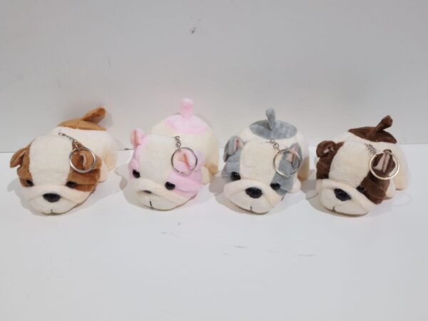 Llavero bulldog 4 colores