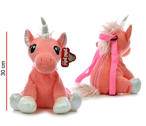 MOCHILA UNICORNIO SENTADO 30CM