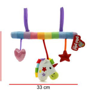 BARRAL DE CUNA UNICORNIO 33CM