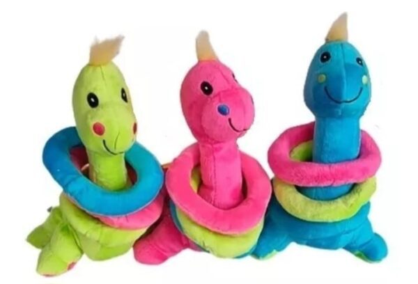 Dinosaurios con aros 3 colores