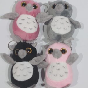 Llavero lechuza 10cm 4 colores