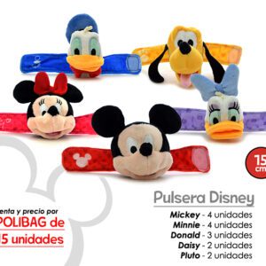 SURTIDO PULSERAS DISNEY 15CM