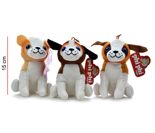 PERROS 3 RAZAS 15CM