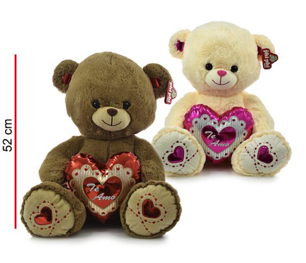 OSO CON CORAZON 52CM
