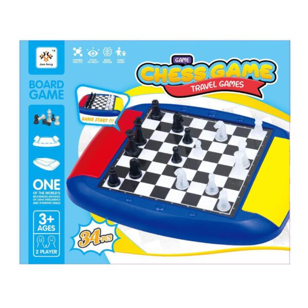 Juego De Ajedrez 22x19x3 Cm