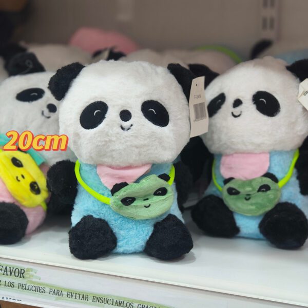 Panda con cartera(celeste)