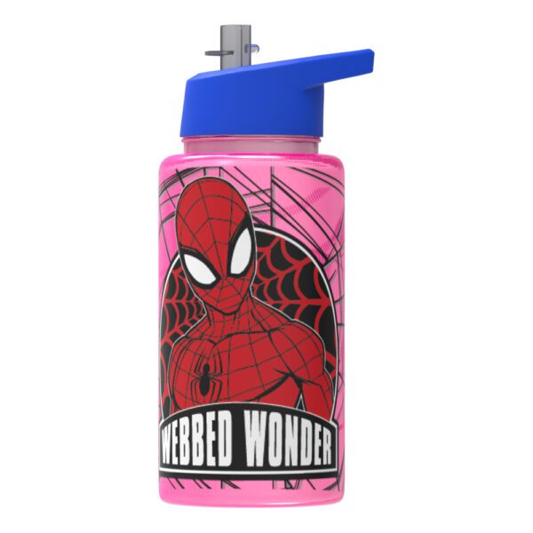 Botella 500 Ml Straw Top Spiderman
