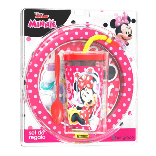 Blister Plato + Vaso Sport Minnie