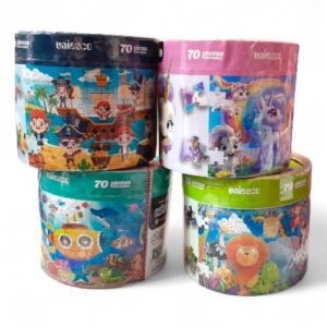 Puzzle 70 Piezas Surtidos Piratas Selva Unicornio Y Mar