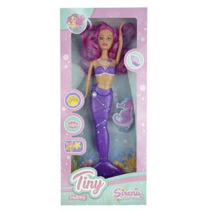 Muñeca Tiny Sirena 33x16x5 Cm