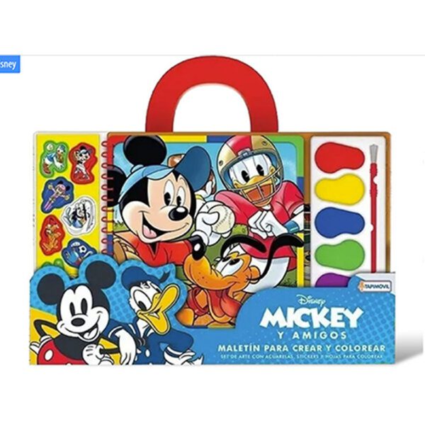 Maletín De Acuarelas P/Crear Y Colorear Mickey