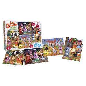 Puzzles 12,18, 24 y 36 Piezas La Granja De Zenon