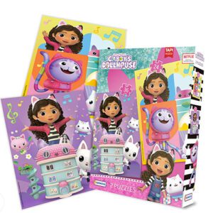 2 Puzzle 24 Y 36 Pzas Gabby Dollhouse