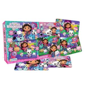 4 Puzzles 2x30 2x48 Pzas Gabby Dollhouse