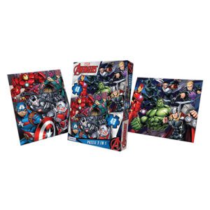 2 Puzzles 48 Pzas Avengers