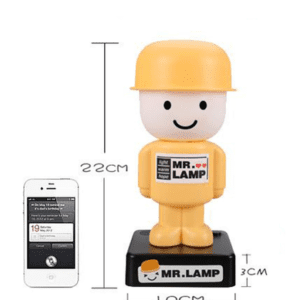 LÁMPARA VELADOR LUZ LED RECARGABLE- MR.LAMP