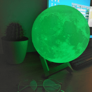 LÁMPARA LUNA 3D COLORES C/CONTROL