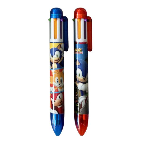 Ballpen 6 Colores Sonic