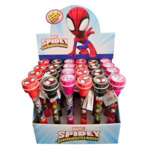 Boligrafo Con Sello Y Burbujero Spidey