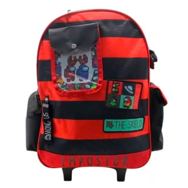 Mochila Among Us 18" Con Carro