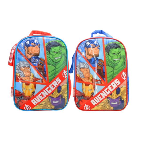 Mochila Avengers 12" Espalda 2 Colores