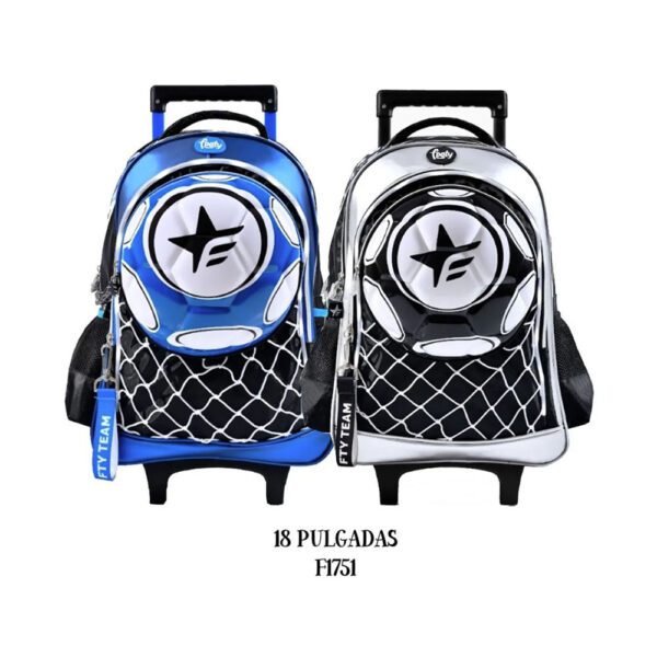 Mochila Con Carro 18" Futbol