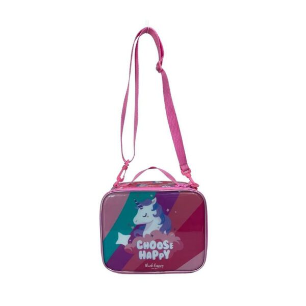Lunchera Think Happy Raibow Unicornio 24x20x10 Cm