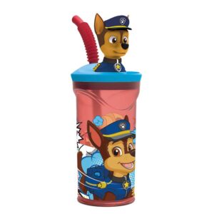 Vaso Con Figurine Paw Patrol 360 Ml