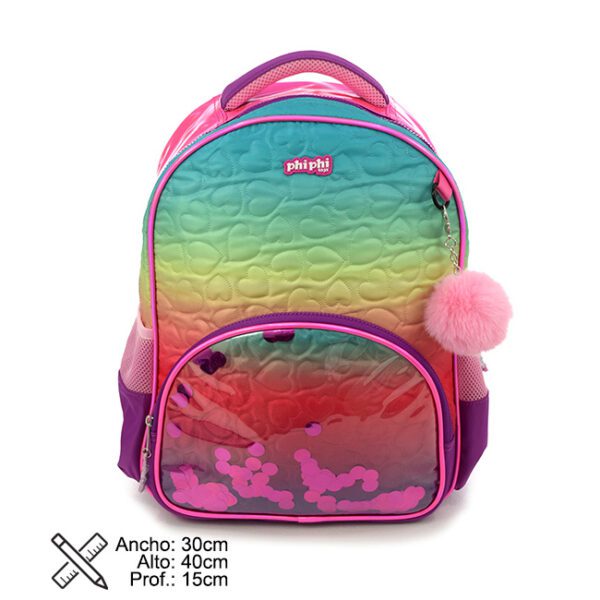 Mochila Degradee Floating 16 Pulg Espalda