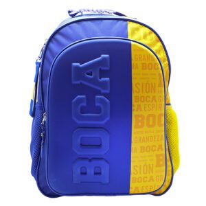 Mochila Boca Jr 18 Pulg Espalda
