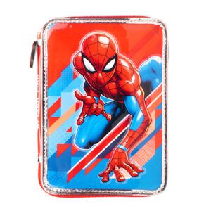Cartuchera PVC Spiderman 1 Piso Incluye Utiles