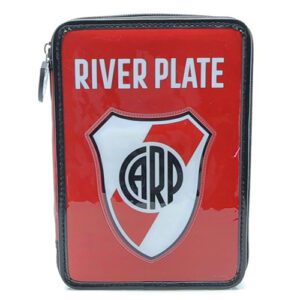 Cartuchera PVC River Plate 1 Piso Incluye Utiles