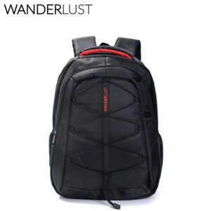 Mochila Portanotebook Urban Red Con Elasticos En Frente 34x13x47 Cm