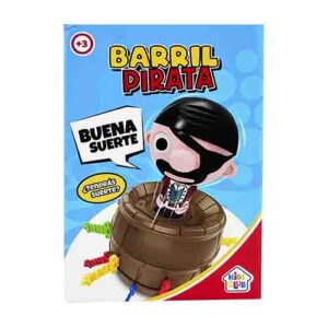 Juego De Mesa Barril Pirata 16x11x11 Cm