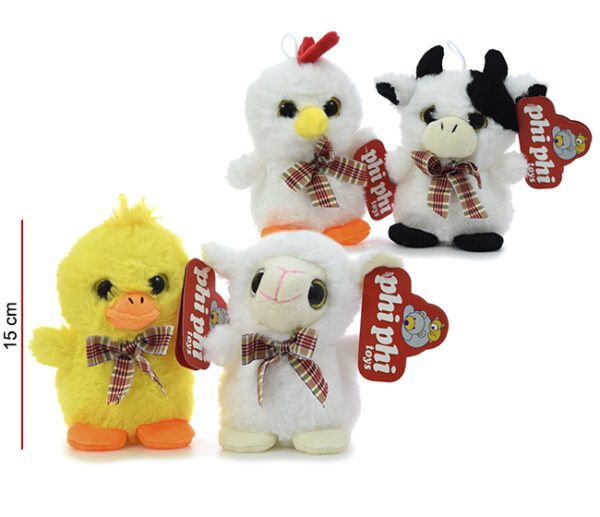 PATO VACA GALLO Y OVEJA 15CM