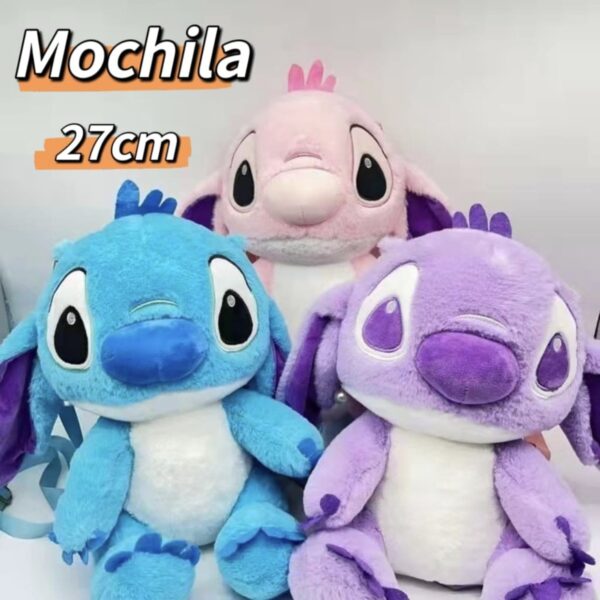 Mochila stitch celeste