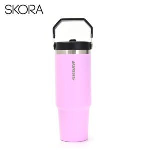 Vaso Termico Skora Con Pico 900 Ml Rosa