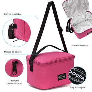 Lunchera Goodpak Fucsia 14x22x15 Cm