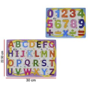 ENCASTRE NUMEROS Y LETRAS